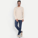 Light Cream Sweatshirt Front Full
