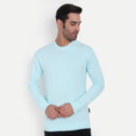 Serene Blue Sweatshirt Front Close