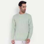 Pistachio Green Sweatshirt Front Close
