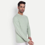 Pistachio Green Sweatshirt Side Close