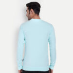 Serene Blue Sweatshirt Back Close