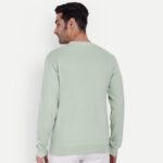 Pistachio Green Sweatshirt Back Close