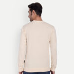 Light Cream Sweatshirt Back Close