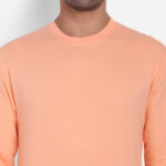 Peach Cobbler Sweatshirt Front Fabric Close