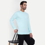 Serene Blue Sweatshirt Creative Front Close
