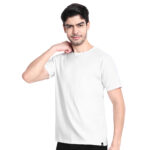 Pure white T-Shirt Creative Front Close